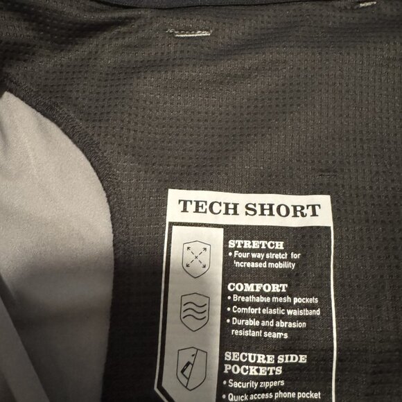 Orvis Men's Tech Shorts Gray Stretch Size 40 9" Inseam - Picture 6 of 7